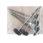 Cartela Prego Telheiro Preguim Galvanizado  18X27 (3,40X62mm) Com 05 Pecas 6724