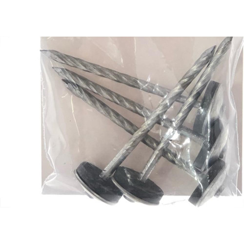 Cartela Prego Telheiro Preguim Galvanizado  18X27 (3,40X62mm) Com 05 Pecas 6724