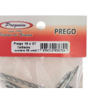 Cartela Prego Telheiro Preguim Galvanizado  18X27 (3,40X62mm) Com 05 Pecas 6724
