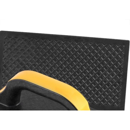 Desempenadeira Pvc Roma 12X22 Corrugada Preta 5 30S