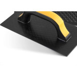 Desempenadeira Pvc Roma 14X27 Corrugada Preta 5 50S