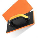 Kit C/3 - Desempenadeira Pvc Roma 14X27 Com Borracha Pret...