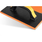 Kit C/3 - Desempenadeira Pvc Roma 14X27 Com Borracha Pret...