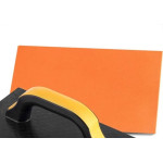 Kit C/3 - Desempenadeira Pvc Roma 14X27 Com Borracha Pret...