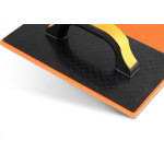 Kit C/3 - Desempenadeira Pvc Roma 17X30 Com Borracha Pret...