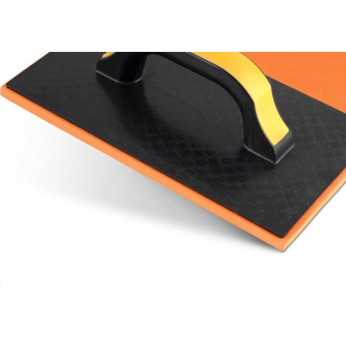 Kit C/3 - Desempenadeira Pvc Roma 17X30 Com Borracha Pret...