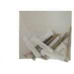 Cartela Bucha Fixacao Preguim Baiano/Gesso 06 Com Parafuso Com 06 Pecas 6625