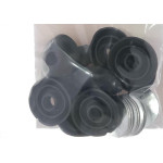 Cartela Arruela Para Telha Preguim Conjunto De Vedacao Pvc/Chapa 5/16'' Com 10 Pecas 2382