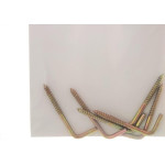 Cartela Escapula Bicromatizada Preguim 17X50 Com 06 Pecas 0432