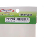 Cartela Escapula Bicromatizada Preguim 17X50 Com 06 Pecas 0432