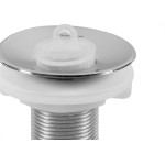 Valvula Plastica Lavatorio Astra Cromada Sem Ladrao Vl4/S