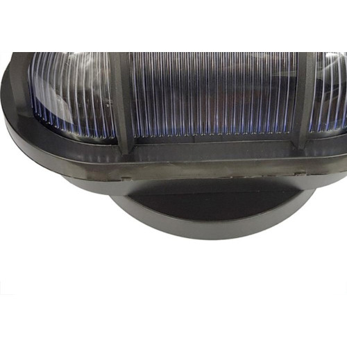 Luminaria Tartaruga Pvc Joanto Preta Com Acrilico 06158