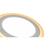Luminaria Led Plafon Taschibra Dual Color Externo Redondo 18/6W 24Cm 