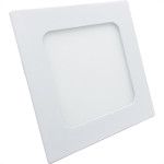 Luminaria Led Plafon Perkon Embutir Quadrado 06W 3000K 12Cm 1213