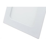 Luminaria Led Plafon Perkon Embutir Quadrado 06W 3000K 12Cm 1213
