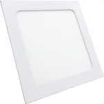 Luminaria Led Plafon Perkon Embutir Quadrado 12W 6000K 17Cm 1216