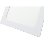 Luminaria Led Plafon Perkon Embutir Quadrado 12W 6000K 17Cm 1216