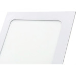 Luminaria Led Plafon Perkon Embutir Quadrado 12W 6000K 17Cm 1216