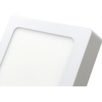Luminaria Led Plafon Perkon Externo Quadrado 06W 3000K 12Cm 1229