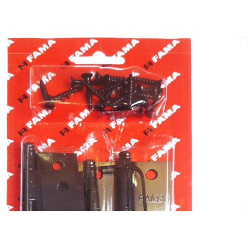 Dobradica Fama 1295 Fcb 3.1/2''Porta Camarao Blister 3 Pecas