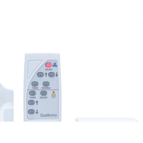 Kit C/2 - Controle Remoto Qualitronix Ventilador Branco Qv40