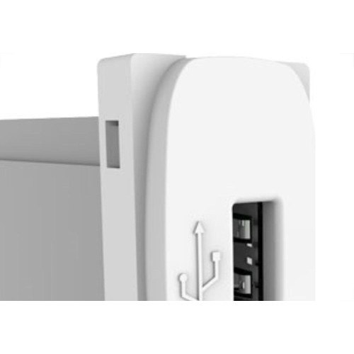 Modulo Alumbra Gracia 1 Tomada 1 Usb 2A Branco Bivolt 85370