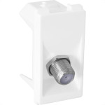 Kit C/3 - Modulo Pial Pop Branco 1 Tomada Tv Tipo F Lg060