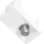 Kit C/3 - Modulo Pial Pop Branco 1 Tomada Tv Tipo F Lg060