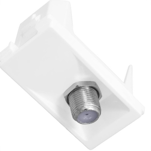 Kit C/3 - Modulo Pial Pop Branco 1 Tomada Tv Tipo F Lg060