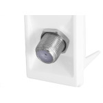 Kit C/3 - Modulo Pial Pop Branco 1 Tomada Tv Tipo F Lg060