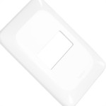 Placa Pial Pop Branca 4X2(1Modulo Horizontal) Lgp21