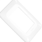 Kit C/3 - Placa Pial Pop Branca 4X2(3Modulo Horizontal) L...