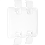 Placa Pial Pop Branca 4X4 (Cega) Lgp40