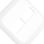 Placa Pial Pop Branca 4X4 (1+1 Horizontal) Lgp42