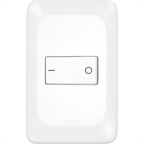 Kit C/2 - Conjunto Pial Pop 4X2 Branco Com Placa (1Bipola...