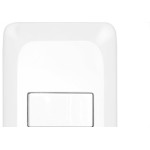 Conjunto Pial Pop 4X2 Branco Com Placa (1Tomada Tv Tipo F) Lgx060