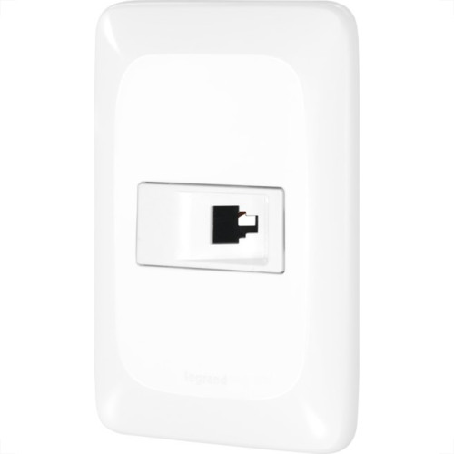 Conjunto Pial Pop 4X2 Branco Com Placa (2Simples) Lgx101