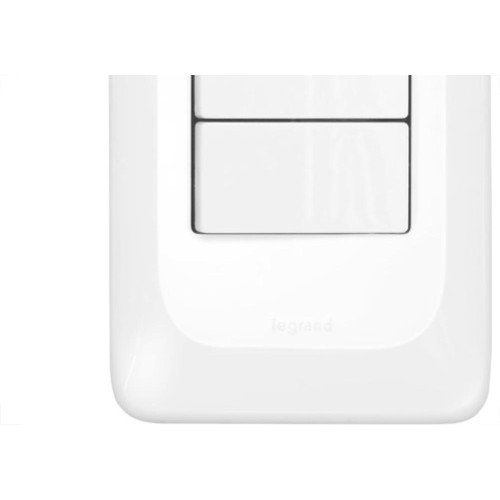 Conjunto Pial Pop 4X2 Branco Com Placa (2Simples) Lgx101