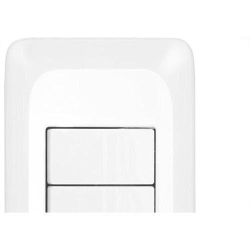 Conjunto Pial Pop 4X2 Branco Com Placa (1Simples+1Paralelo) Lgx102