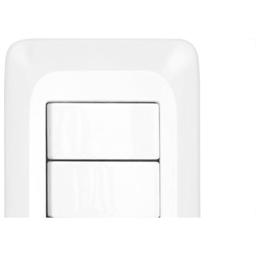 Conjunto Pial Pop 4X2 Branco Com Placa (3Simples) Lgx111