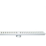 Ralo Linear Estrela Caixa Coletora 15X100Cm Com Grelha Branca 1326