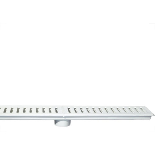 Ralo Linear Estrela Caixa Coletora 15X100Cm Com Grelha Branca 1326
