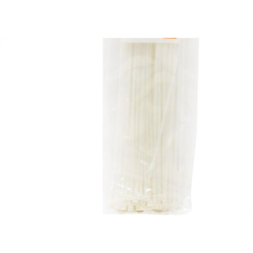 Abracadeira Nylon Perkon Branca 3,5X300 100 Pecas 1255