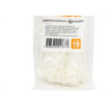 Abracadeira Nylon Perkon Branca 4,8X150 100 Pecas 1257