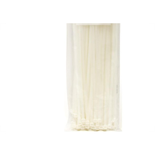Abracadeira Nylon Perkon Branca 4,8X300 100 Pecas 1260
