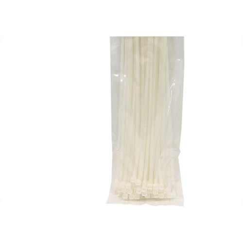 Abracadeira Nylon Perkon Branca 4,8X350 100 Pecas 1261