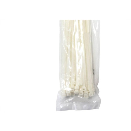 Abracadeira Nylon Perkon Branca 7,6X350 50 Pecas 1266