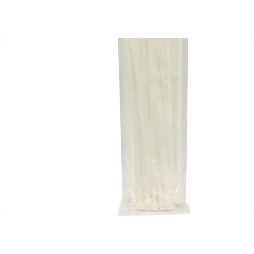 Abracadeira Nylon Perkon Branca 7,6X400 50 Pecas 1267