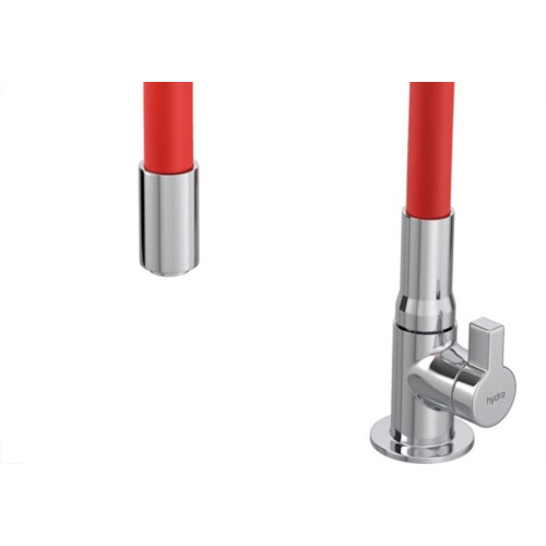 Torneira Metal Bica Movel Mesa Hydramotion Vermelha 1167.Metvmhmn