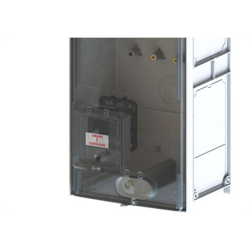 Caixa Luz Taf Aes Disjuntor/Dps/Barramento Cb100 Nova